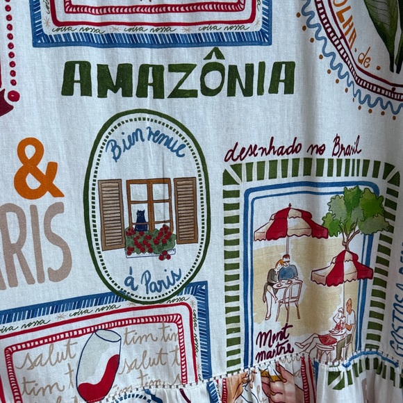 FARM Rio Multicolor Graphic Print Dress - Picture 9 of 10